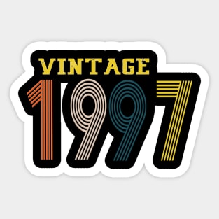 1997 vintage retro year Sticker